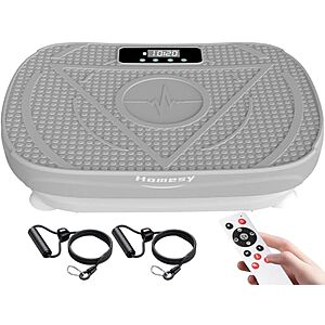 [Prime] Homesy Vibration Plate Exercise Machine w/ Resistance Bands & Remote $49.99 + Free Shipping