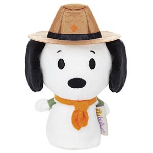 Hallmark itty Bitty Peanuts Snoopy Plush Toy (4" , Beagle Scout) $4.99 + Free S&H w/ Prime or $35+