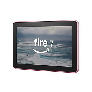 $18.74 | Fire 7 Tablet (2022, 12th Gen, Pink) (Amazon Refurbished) at Woot!