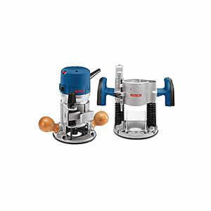 Bosch 1/4-in and 1/2-in 12 -Amp 2.25 -HP Variable Speed Combo Fixed/Plunge Router one_size | 1617EVSPK $179