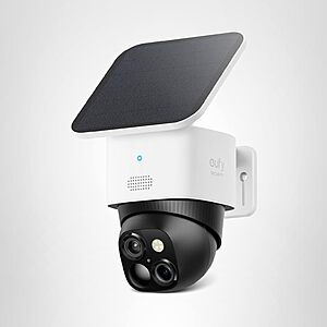 eufy Security SoloCam S340, 3K Dual-Lens Solar Security Camera $159.99