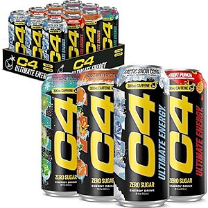 [SnS, AC] $13.19 | 12-Pack 16-Oz Cellucor C4 Ultimate Energy Drink (Variety Pack) at Amazon ($1.10 each)