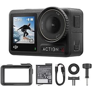 $199* | DJI Osmo Action 4 Essential Combo 4K/120fps Waterproof Action Camera at Amazon