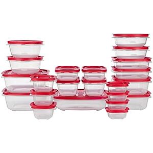 $39.99* | 44-Pc Rubbermaid EasyStore Food Storage Containers Set w/ Lids at Amazon