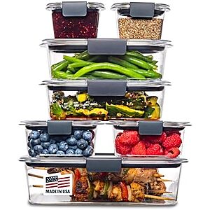 $27.99* | 14-Piece Rubbermaid Brilliance Food Storage Containers at Amazon