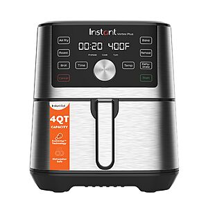 Instant Pot 4QT Vortex Plus 6-in-1 Mini Air Fryer, 4 Quarts (4 colors) - $69.99