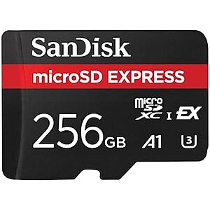 256GB SanDisk microSD Express Card (works w/ Switch 2) $59 + Free S&H