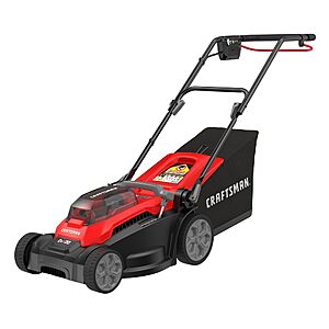 CRAFTSMAN V20 20-volt, 20-in Push Battery Walk Mower with (2) 5 Ah Batteries and Charger $209.00 + Free Shipping