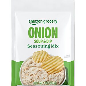 [SnS] $0.52* | 1-Oz Amazon Grocery Onion Soup & Dip Mix at Amazon  Buy 4, save 10% more