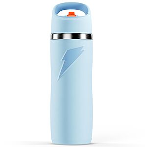 Gatorade 'Overtime' 22oz Stainless Steel Water Bottle Straw Cap (Blue/Sage/Coral) $15.99 + Free S&H w/ Prime or $35+