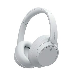 Sony WH-CH720N Wireless Noise Cancelling Over-Ear Headphones, White $98