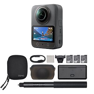 DJI Osmo 360 Adventure Combo, 1" 360° Imaging, Extended Battery Life With 3 Batteries $454