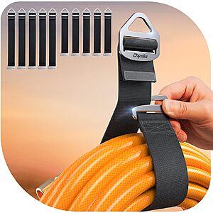 10-Pack of 18" Chfeila Straps / Extension Cord Holders $21 + Free S/H