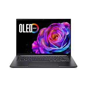 Acer Swift X 14 AI laptop: 14.5" 2.8K 120Hz OLED Touch, Ryzen AI 7 350, RTX 5060, 32GB LPDDR5X, 1TB Gen4 SSD, Haptic Touchpad, Win11H @ $1600 + F/S