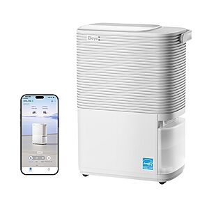 Deye 75 Pint ENERGY STAR Smart Dehumidifier for 4,000 sq. ft $199.99