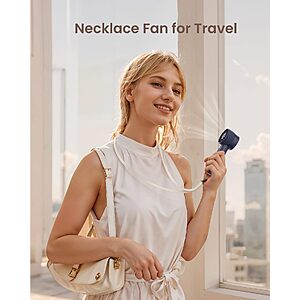 Mini Handheld Fan Rechargeable Turbo Fan - 4 Speed For $4.31 with coupon code @ Amazon