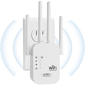 WiFi Extender, WiFi Repeater,Internet Booster, Long Range WiFi Extenders $23.98