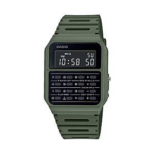 Casio Vintage Series Watch | Data Bank | 1/100 SEC Stopwatch | Water Resistant | 8 Digit Calculator | Dual Time | Resin Band | Resin Case | Auto Calendar, $23.97, Amazon