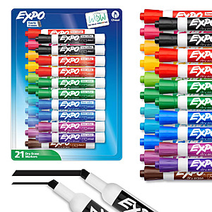 21-ct Expo Dry Erase Markers Chisel Tip Assorted Colors - $12.99 @ Target