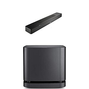 Bose Smart Dolby Atmos Soundbar, Bluetooth Soundbar with Voice Control and Amazon Alexa Built-in, Black Bass Module 500, Black $798