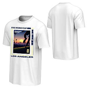 FIFA World Cup 2026 Men's Host City Poster Tee (Various) - from $5.05