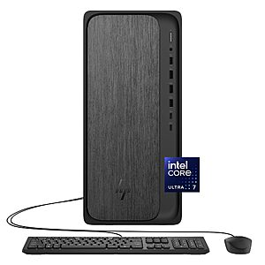 HP OmniDesk Desktop AI PC, Intel Core Ultra 7 265, 16 GB RAM, 1 TB SSD, Intel Graphics, Windows 11 Home, Microsoft Copilot, Gray Wood, M03-0102 (2026) $1149.99