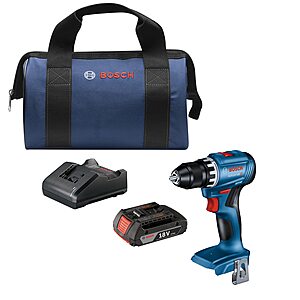 Bosch 18-volt 1/2-in Keyless Brushless Cordless Drill 1 -Batteries Included, and Charger Included one_size | GSR18V-400B12 $79
