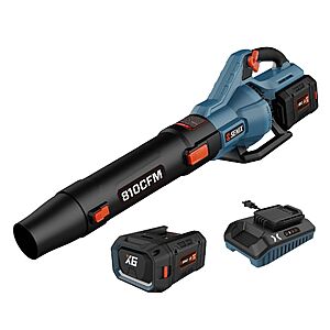 SENIX 60-volt 810-CFM 170-MPH Battery Handheld Leaf Blower 4 Ah Battery Included Charger Included one_size | BLAX6-M1 $99
