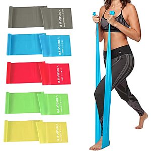 Resistance Bands for Working Out, Physical Therapy, Exercise, Pilates, Yoga $9.99