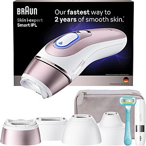 Braun Skin i-Expert Smart IPL PL7219 at Home Laser Hair Removal for Women and Men with App $399.99