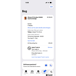 Apple Raised Trade-In Value 16 Pro Max to $720