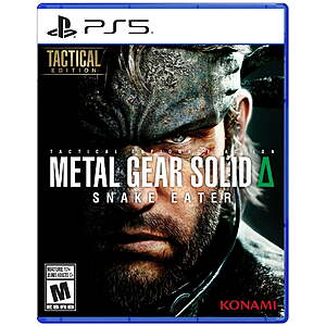 Metal Gear Solid Delta: Snake Eater Tactical Edition (PlayStation 5) $25.38 + Free Shipping w/ Prime, Walmart+ or $35+