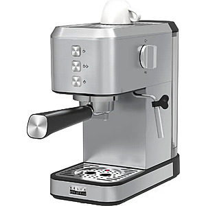 bella PRO - Slim Espresso Machine with 20 Bars of Pressure - Stainless Steel $49.99