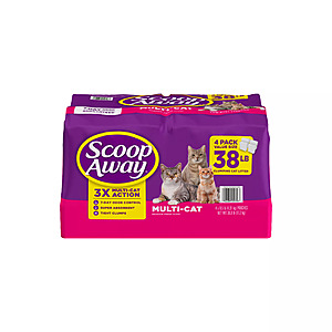 Scoop Away Multi-Cat Clumping Cat Litter - Meadow Fresh Scent, Clumping $13.91