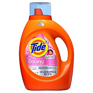 Select TIDE Liquid:  S&S 4 Bottles = 275 Loads $36 acs, get $15 Amazon Credit