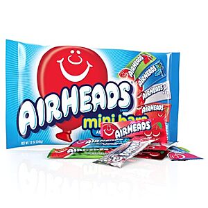 12-Ounce Airheads Mini Taffy Candy Bars Fruit Variety Pack $2.39 w/ S&S + Free Shipping w/ Prime or on $35+