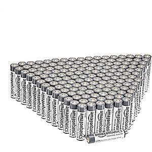 [SnS] $110.84* | 7-Pack 150-Count Amazon Basics AAA Industrial Alkaline Batteries at Amazon (10.6￠ each)