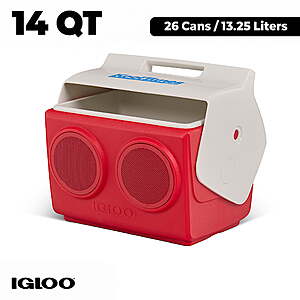 14-Quart Igloo Playmate KoolTunes Hardsided Cooler w/ Built-In Bluetooth Speakers (Various Colors) $69.99 + Free Shipping