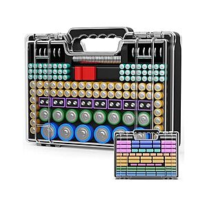 $9.99 | Tututry Battery Organizer Box 262-Count at Woot!