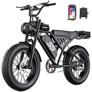 $599.99* | 20" Fat Tire GWEIT Electric Dirt Bike w/ 20Ah Battery, 36 MPH & 65-Mile Range at Amazon