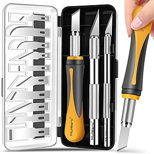 [AC] $6.29* | 16-Pc MulWark Precision Exacto-Style Hobby Knife Set at Amazon