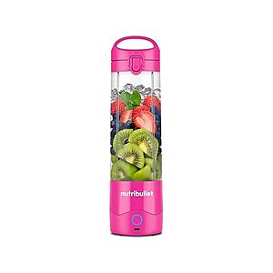 nutribullet Portable Blender, Cordless, 20oz, Bright Pink - $18.99 + free ship w/ Prime