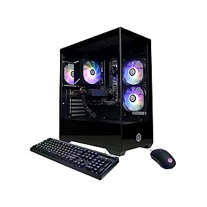 CyberPowerPC Gamer Master Desktop PC: Ryzen 5 5500, RX 6500 XT, 8GB DDR4, 500GB PCIe 4.0 SSD $549.99
