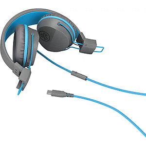JLab - Jbuddies Studio On-Ear Kids Wired Headphones w/ USB-C Adapter (Gray) $14.99 + Free Shipping