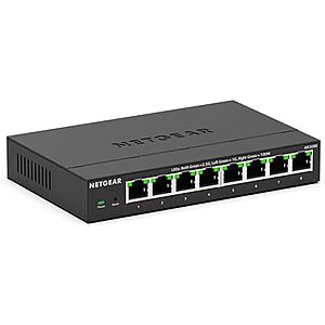 $129.99* | Netgear 8-Port 2.5G Gigabit Ethernet Smart Managed Essentials Network Switch at Amazon