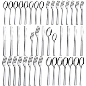 $15.99** | 60-Pc Hunnycook Stainless Steel Silverware Set (Service for 12) at Amazon