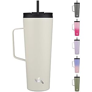 26-Ounce Konokyo Insulated Stainless Steel Tumbler w/ Handle & Straw (Angel White) $8.42 + Free Shipping w/ Prime or on $35+