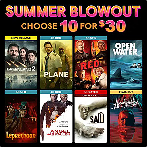 Fanflix: Lionsgate Digital Titles Choose 10 for $30