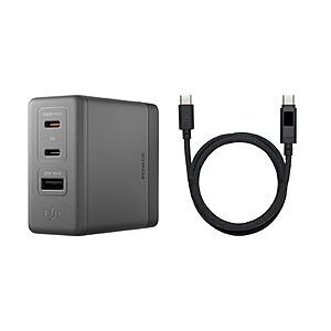 DJI Power 140W GaN Charging Combo, 7A Digital Display Cable (1 m) Included $67.99