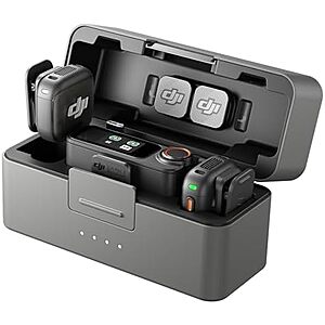 $207* | DJI Mic 3 (2 TX + 1 RX + Charging Case) Wireless Microphone at Amazon